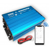 MENIČ NAPÄTIA EUROPOWER 12V DC / 230V AC 1000W / 2000W ČISTÁ SÍNUSOVÁ VLNA BLUETOOTH