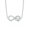 For Silver Náhrdelník Infinity Love - Striebro 925
