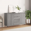 zahrada-XL Komoda sivý dub sonoma 101,5x35x70 cm kompozitné drevo 827202