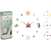 Koopman Nalepovacie nástenné detské hodiny DIY rôzne druhy, 1 ks