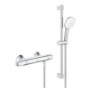 Grohe GROHTHERM 1000 sprchový set s termostatickou baterií, ruční sprcha se 2 proudy, tyč, hadice, Water Saving, chrom