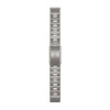 Garmin řemínek pro fenix6 - QuickFit 22, titanový, světlý 010-12863-08