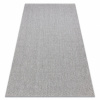 Dywany Łuszczów Koberec TIMO 6272 SISAL vonkajšie svetlo sivá 60x100 cm