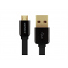 AVACOM MIC-120K kabel USB - Micro USB, 120cm, černá DCUS-MIC-120K