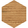 Keramický obklad Flare Wood Hex, 11 x 12,5 cm
