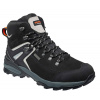 BENNON SALVADOR O2 BLACK HIGH / Členková outdoorová obuv - čierna/sivá 36