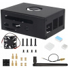 Kryt pre mikropočítač Orange Pi 3B + ventilátor + 3x chladič + anténa