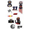 CUKROVÁ TLAČ jedlý obrázok na tortu Cukrová hmota FORMULA 1 F1 MAX VERSTAPPEN 5