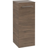 VILLEROY & BOCH Avento závesná bočná skrinka nízka, 1 dvierka, pánty vpravo, 350 x 373 x 890 mm, Arizona Oak, A89501VH