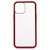 COLORWAY Smart Clear Case/ Apple iPhone 12 Pro Max/ Červený