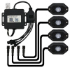 LED podsvetlenie podvozku RGB 12-24V, Bluetooth, 12x3W