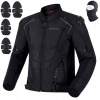 TEXTILNÁ MOTOCYKLOVÁ BUNDA OZONE PULZE BLACK ČIERNA XXS