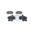 TATechnix Brzdové platničky 109,7mm Nissan CABSTAR (F24M, F24W) - Bosch