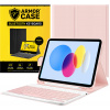 ETUI KLÁVESNICA PRE Apple IPAD 10.9 GEN 10 2022 A2696 RUŽOVÁ