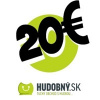 HUDOBNY.SK - DARČEKOVÝ POUKAZ V HODNOTE 20€