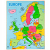 Bigjigs Toys Dřevěné mapa Evropy 25 dielov