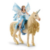 Schleich 42508 Víla Eyelas na zlatom jednorožcovi