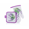 Banquet Sada kuchyňských chňapek LAVENDER 27 x 17 / 17 x 17 cm, 2ks LEVANDULE