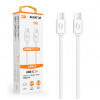 Aligator DATKP31 Dátový POWER 3A USB-C - USB-C, 1m, černý