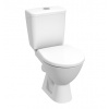 JIKA Lyra Plus, Kombiklozet, šikmý odpad, boční napouštění vody Varianta: Bílá/s armaturou Dual Flush, boční napouštění - H8263840002413