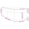 vidaXL Posteľný rám boxsping s matracom tmavozelený 90x190 cm zamat - Zelená - 47408-55378