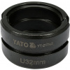 Náhradné čeľuste k lisovacím kliešťam YT-21735 typ U 32mm