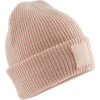 Beechfield Čepice s nášivkou B 336B, dětská COT53336B40599-peach UNI Broskvová