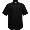 Fruit of the Loom F.O.L. | Oxford Shirt SSL_16.5112 Farba: black, Veľkosť: M