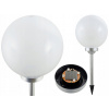 Mliečna solárna lampa biela guľa 30 cm 4 LED P030 (Mliečna solárna lampa biela guľa 30 cm 4 LED P030)