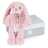 Doudou Histoire d´Ours Plyšová hračka ružový zajačik 25 cm Doudou Histoire d´Ours