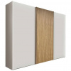 Novel SKRIŇA S POS. DVER. – HOR.VED, biela, dub bianco, 300/217/67 cm - Skrine - 000442031401