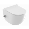 RAVAK UNI CHROME RIMOFF 51cm WC závesné s integrovanou batériou a bidetovou sprškou, biele, X01912