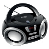 ADLER AD 1181 čierno-strieborné rádio boombox CD-MP3 | USB | FM rádio | AUX | konektor pre slúchadlá