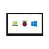 Waveshare 10.1inch QLED Quantum Dot Display, Capacitive Touch, 1280×720, G+G Toughened Glass Panel, Various.