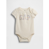 GAP Baby body s logom Biela 12-18M Biela Biela