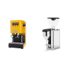 Gaggia New Classic EVO BC, yellow + Rocket Espresso GIANNINO, chrome/black