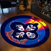 Kúpelňová predložka - Okrúhle alfombra de metal con dis podlahové rohož (Kúpelňová predložka - Okrúhle alfombra de metal con dis podlahové rohož)