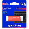 Goodram USB flash disk, USB 3.0, 128GB, UME3, oranžový, USB A, s krytkou UME3-1280O0R11