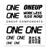 ONE UP Nálepky na riadidlá - OneUp Decal Kit Farba: Čierna