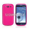 Silikónový obal Samsung Galaxy S III – Gel – ružová
