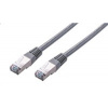 C-Tech CB-PP5F-2 patch, Cat5e, FTP, 2m, šedý