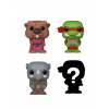 Funko Bitty POP! Ninja Korytnačky Splinter 4-pack