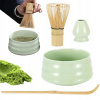 TRADIČNÝ ŠTARTOVACÍ SET NA ČAJ MATCHA 4KS S BAMBUSOVOU METLIČKOU
