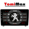 TomiMax Peugeot 407 Android 14 autorádio s WIFI, GPS, USB, BT HW výbava: QLED 8 Core 4GB+64GB PX HIGH - iba displej A