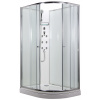 ARTTEC SIRIUS 120 x 90 cm - Masážny sprchový box model 4 číre sklo ľavá vanička PAN01270