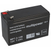 Multipower olovená batéria MP7,2-12B Pb 12V / 7,2Ah VdS G109009, Faston 6,3