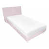 Caramella Baby Pink klasická detská čalúnená posteľ ružová 200x90cm
