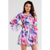Kimono šaty s farebnými kvetmi, A508 L