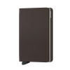 Kožené puzdro na karty SECRID Slimwallet Matte Truffle tmavo hnedá