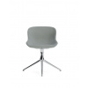 Normann Copenhagen Otočná stolička Hyg Chair Swivel 4L Alu – modrosivá/hliník